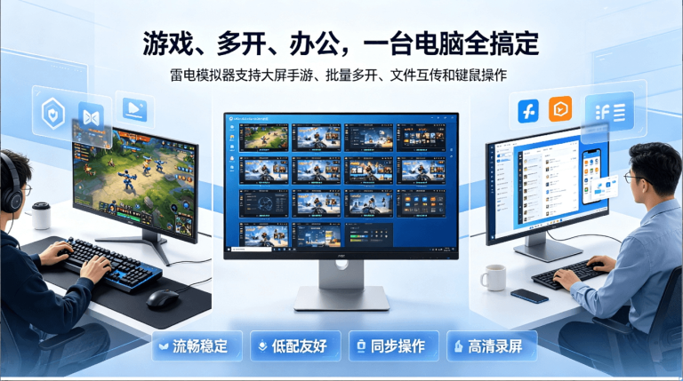 手游多开不卡、启动快、兼容好，雷电模拟器是怎么做到的